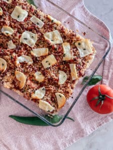 Maltese Sausage Baked Rice