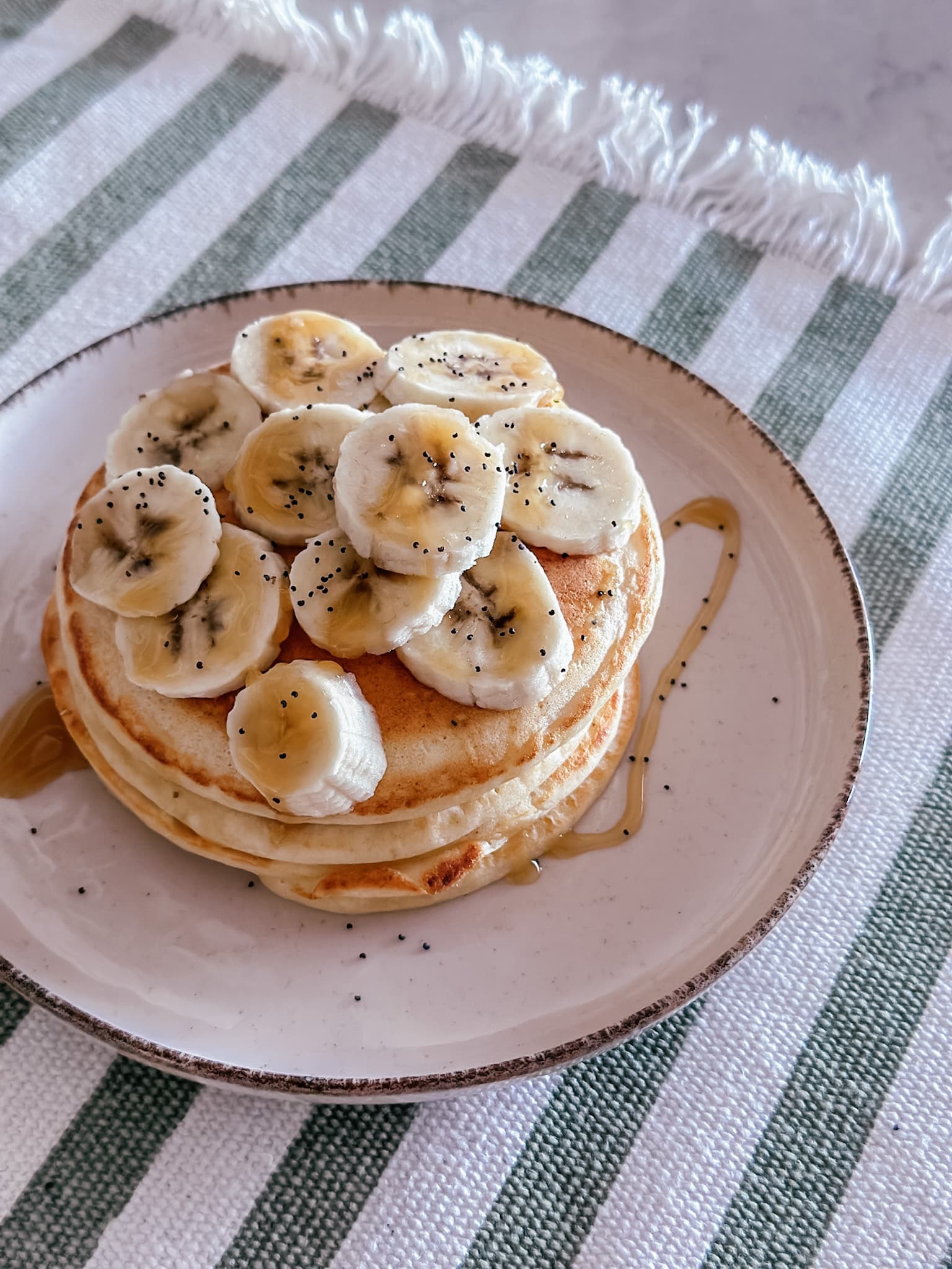 Banana Ricotta Pancakes
