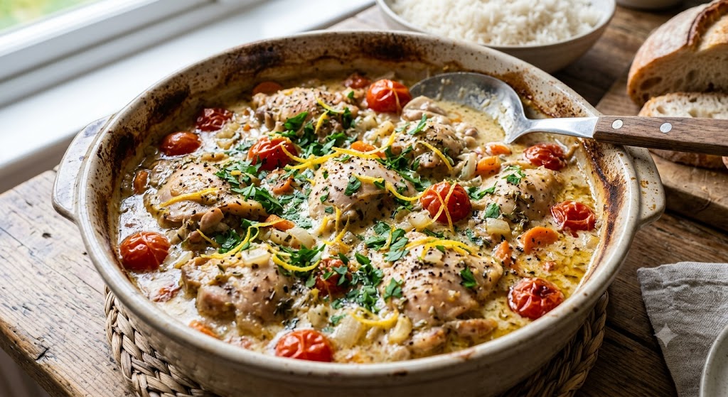 Lemon &amp; Pepper Chicken Casserole