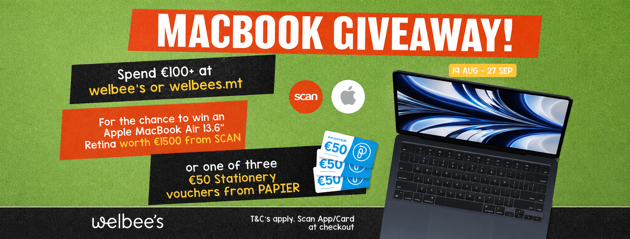 Macbook Giveaway – T&C’s