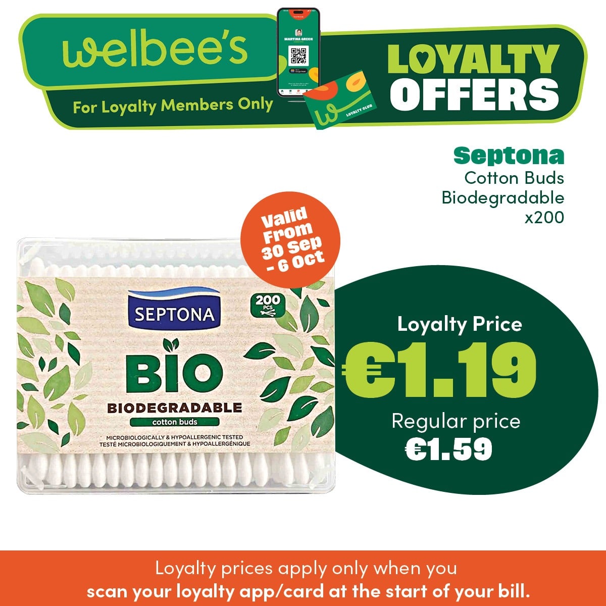 Septona Cotton Buds Loyalty Offer