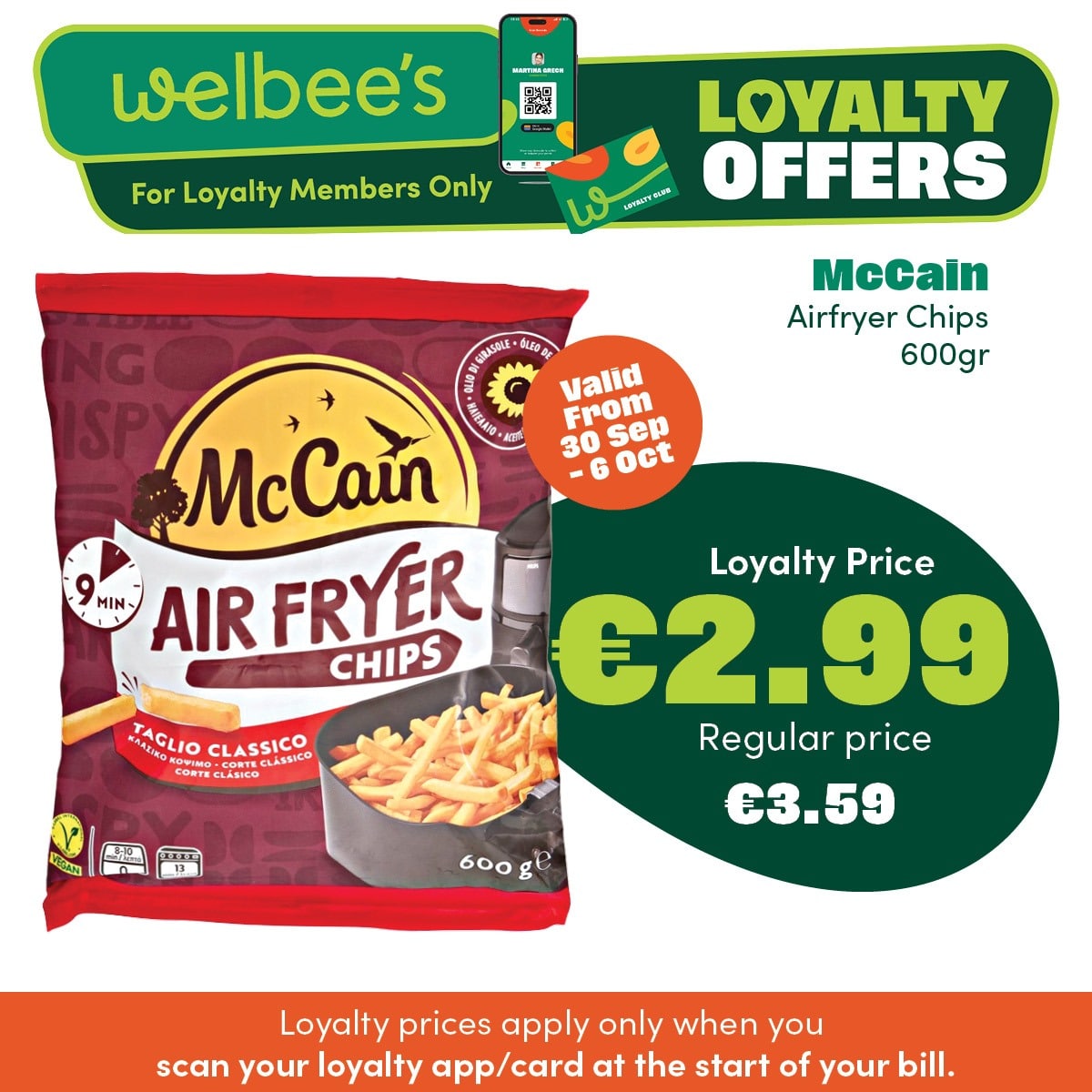 McCain Airfryer Chips Loyalty Offer