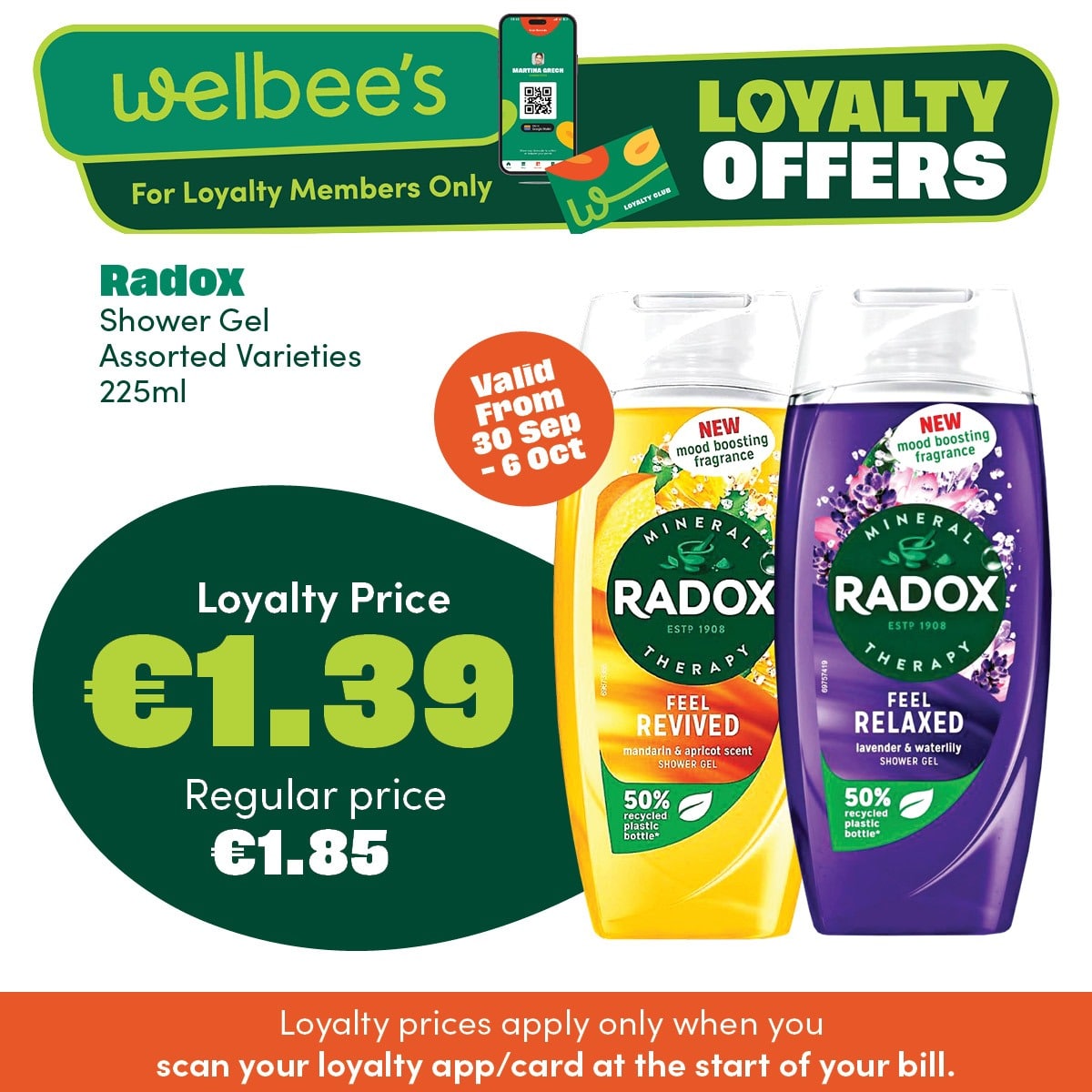 Radox Shower Gel Loyalty Offer