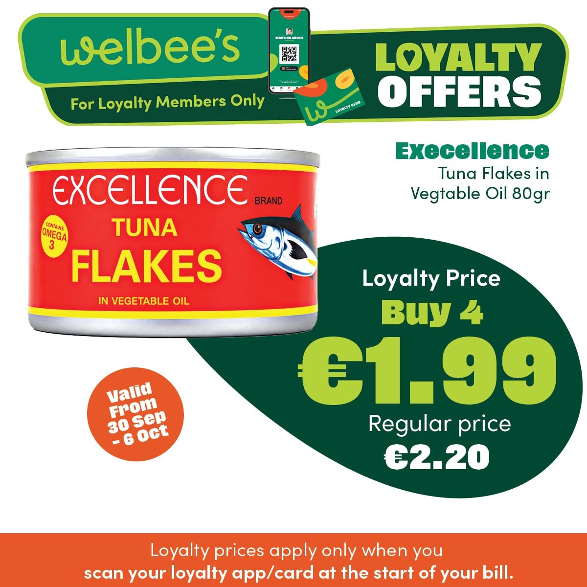 Excellence Tuna Flakes Loyalty Offer