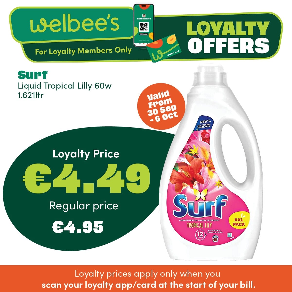 Surf Tropical Lily Loyalty Offer