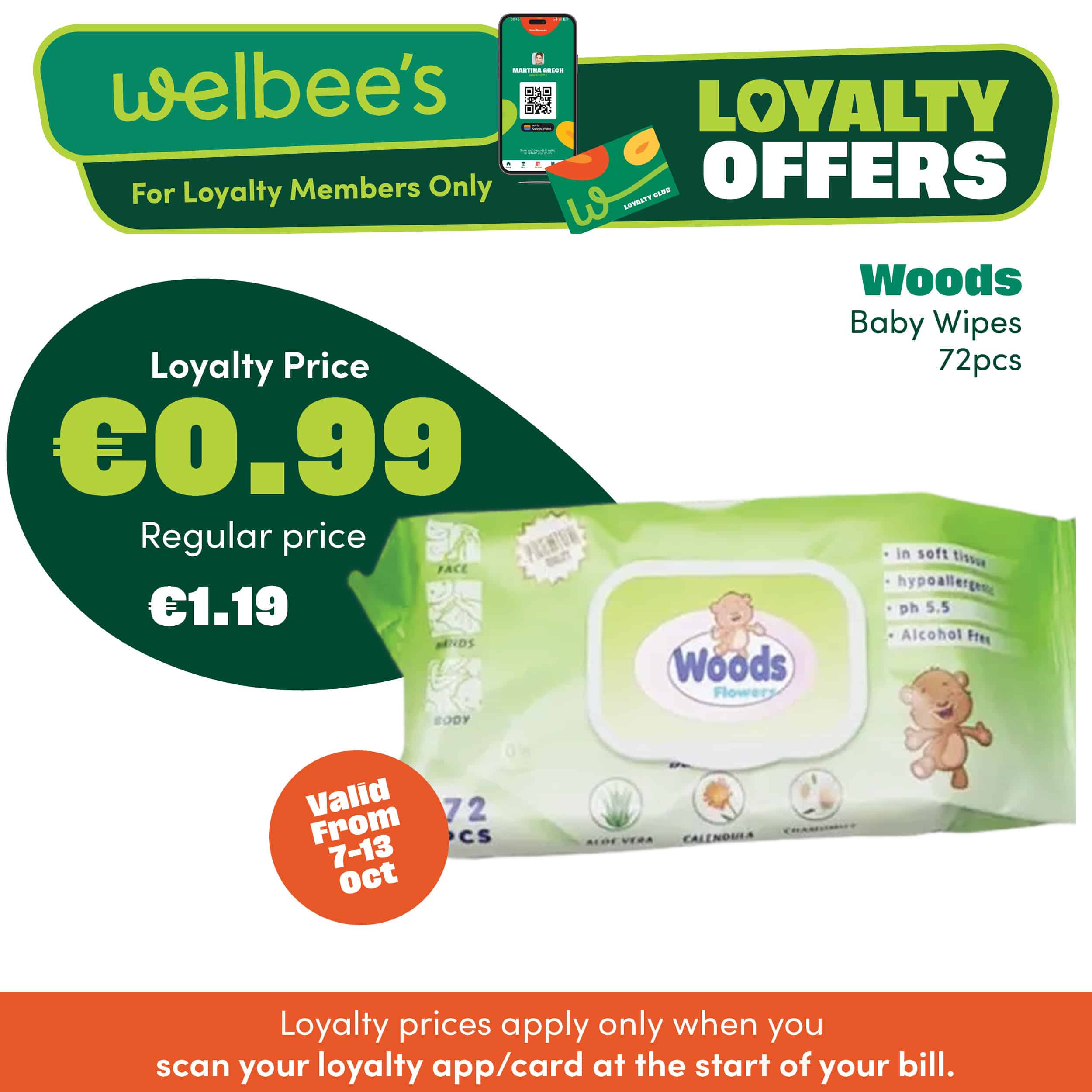 Woods Baby Wipes Loyalty Offer