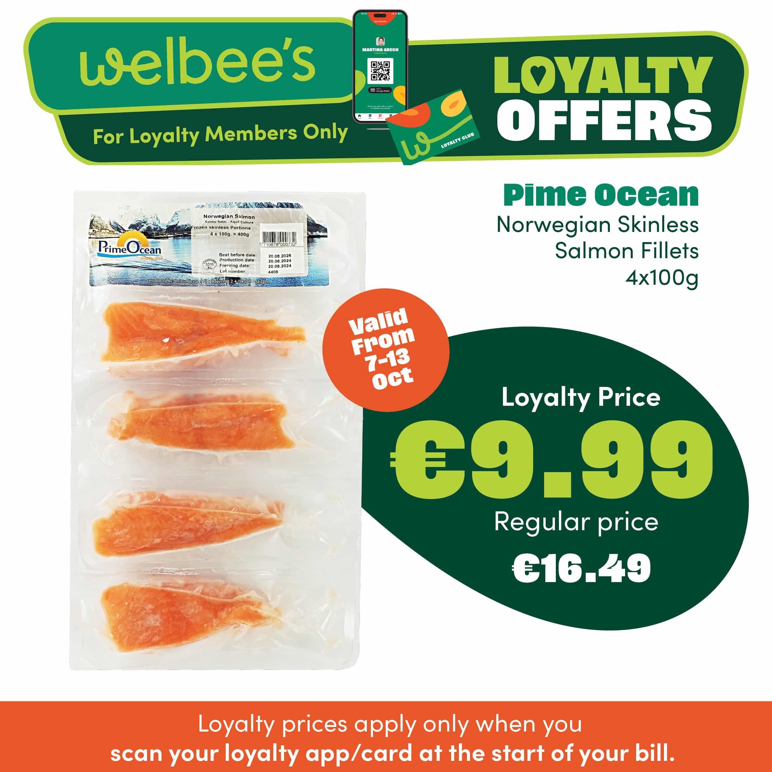 Prime Ocean Norwegian Salmon Loyalty Offer