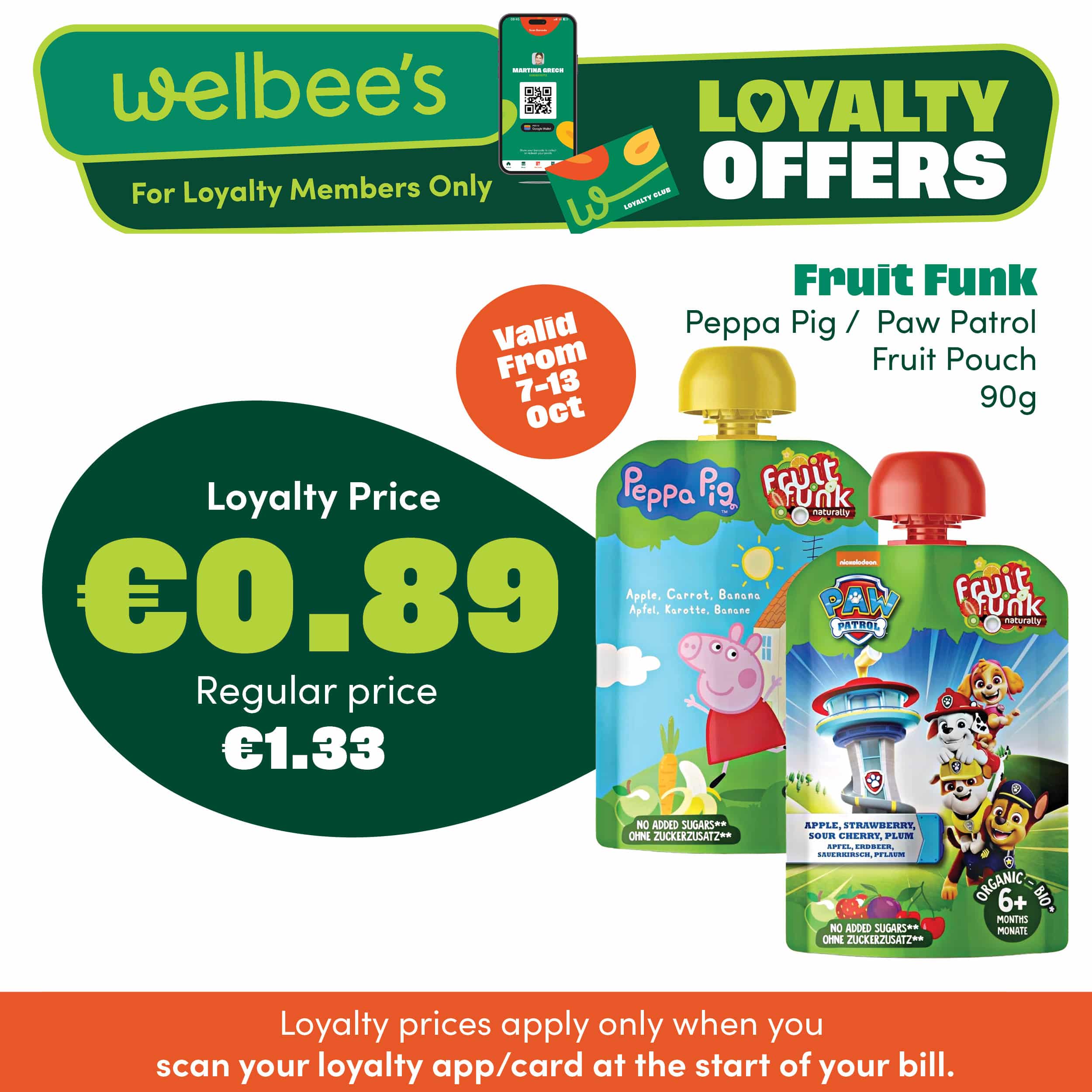 Fruit Funk Pouches Loyalty Offer